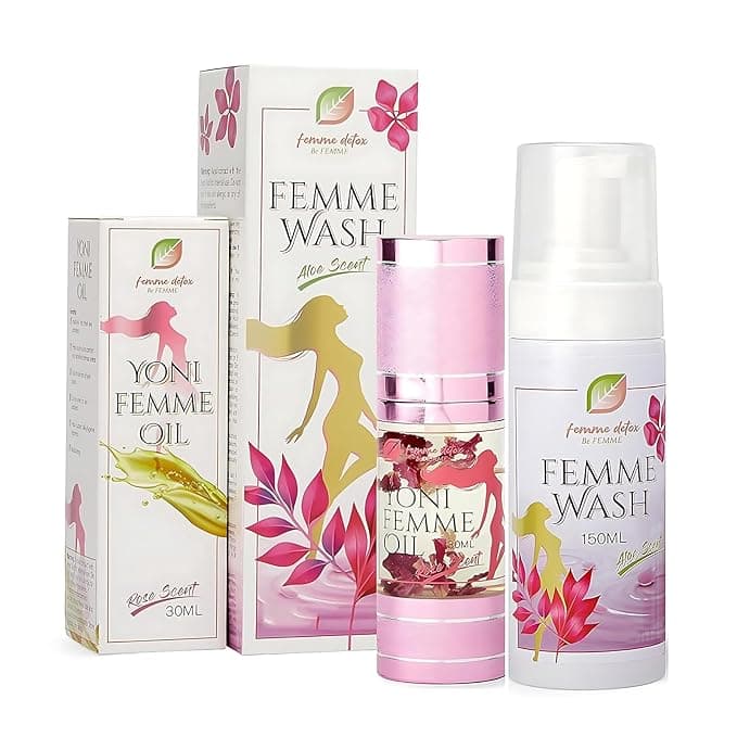 Bundle Huile Yoni & Gel Lavant Femme Detox — Rituel de Soin Complet