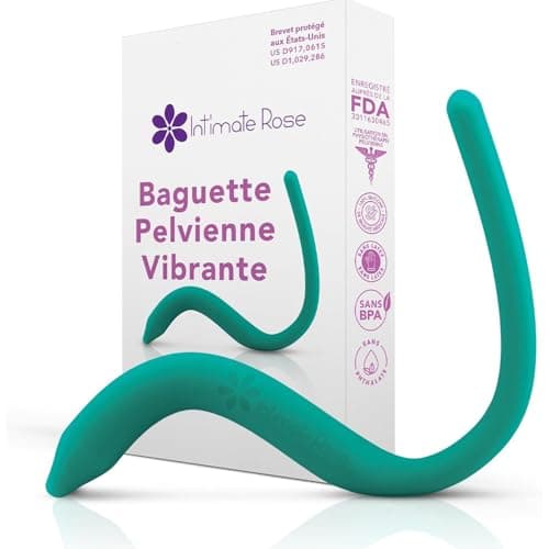 Intimate Rose Baguette Pelvienne Vibrante — Vibration Thérapeutique pour la Libération Musculaire Profonde