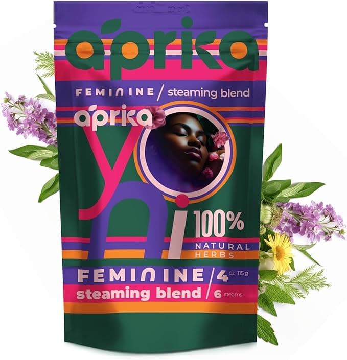 Herbes Vapeur Yoni Aprika Life – Mélange 17 Plantes (115g / 6 Séances)
