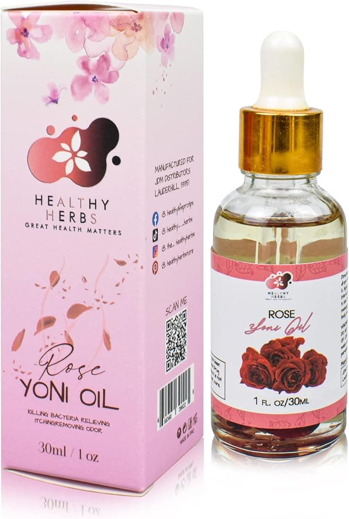 Huile de Soin Intime Rose Rouge YONI — Rose, Calendula & Lavande